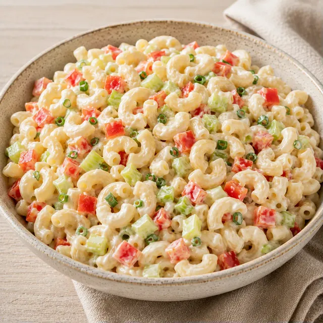 Macaronis frais et croquants