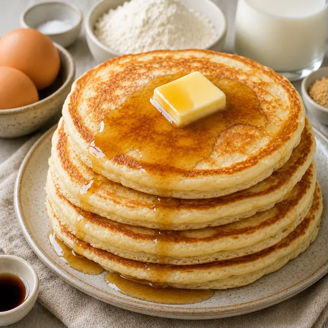 Crêpes épaisses moelleuses