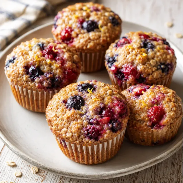 Muffins aux petits fruits