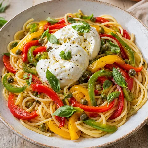 Légumes frais burrata