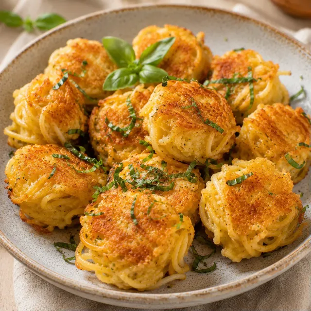 Croquettes aux spaghettis