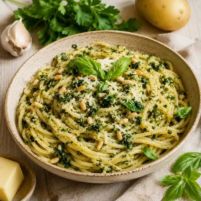 Basilic et parmesan