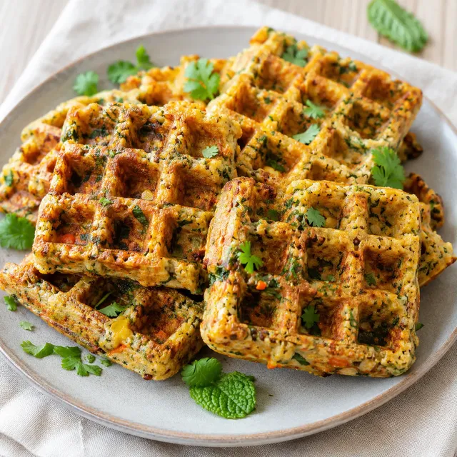 Mini gaufres légumes quinoa