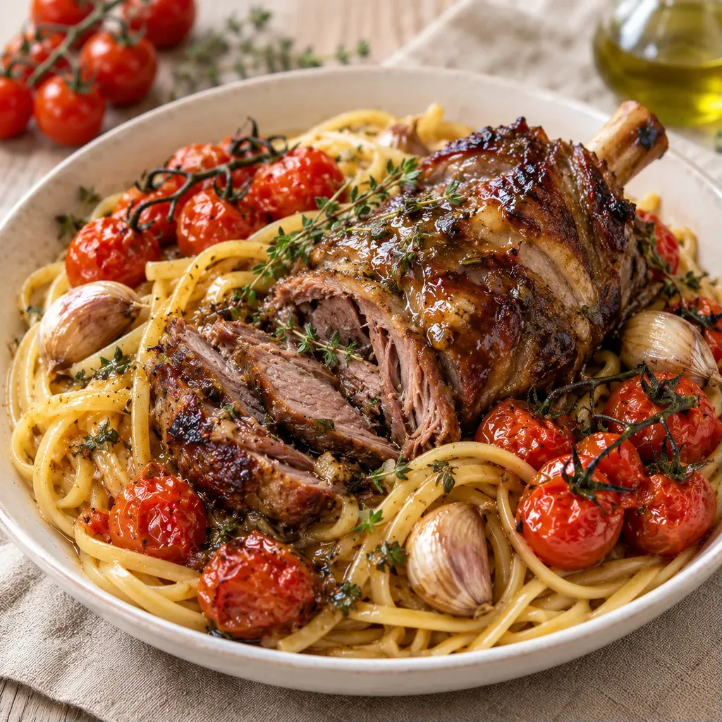 Agneau tendre et miel