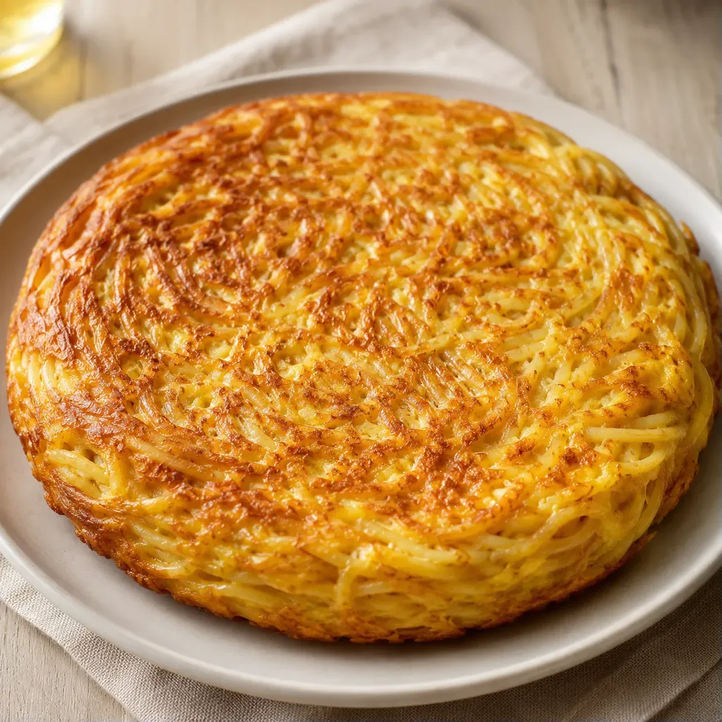 Frittata spaghettis œufs
