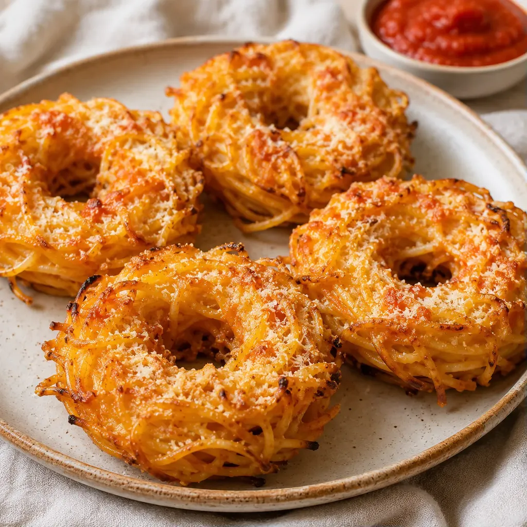Donut spaghetti gourmand