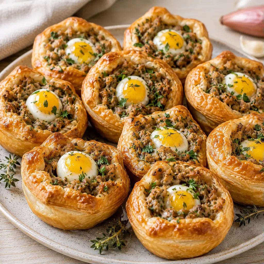 Pâtés aux œufs caille