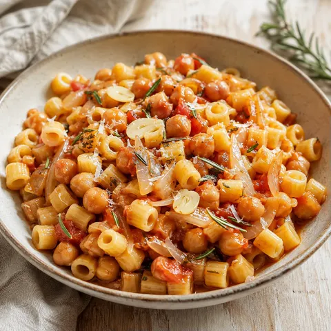 Pois chiches & pâtes
