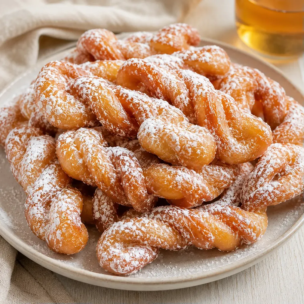 Sucre et pomme twists