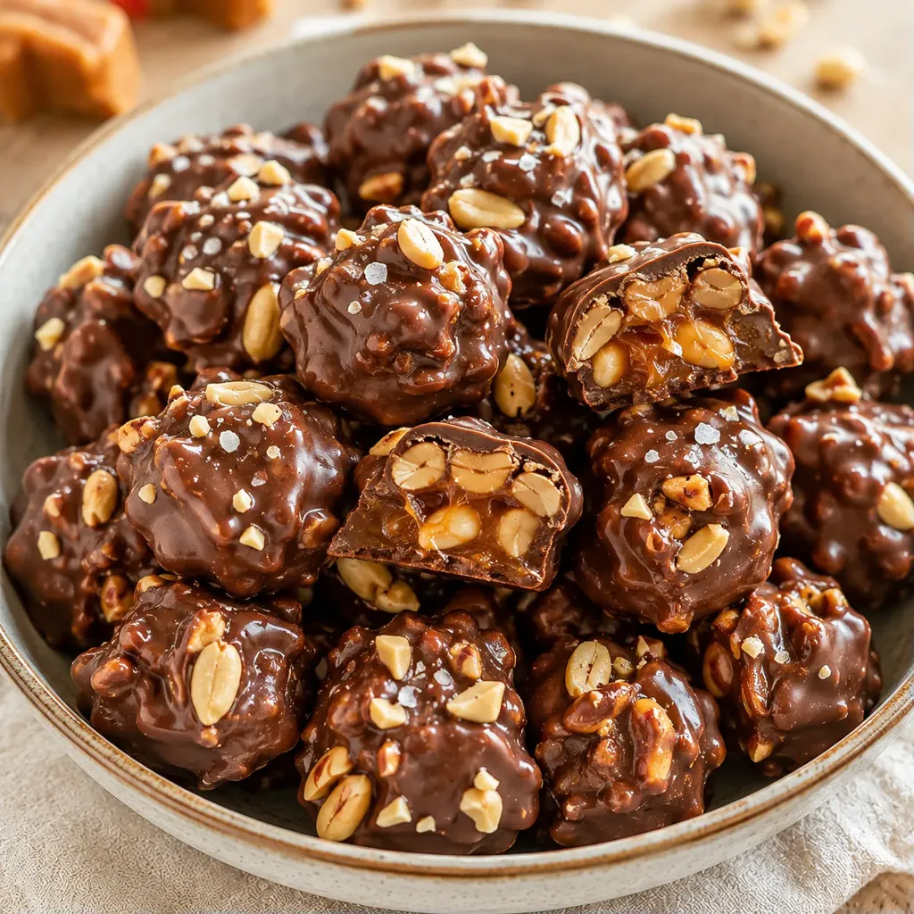 Cacahuètes et chocolat