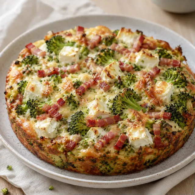 Brocoli chèvre lardons