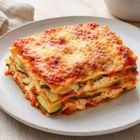 Lasagnes ricotta et courgettes