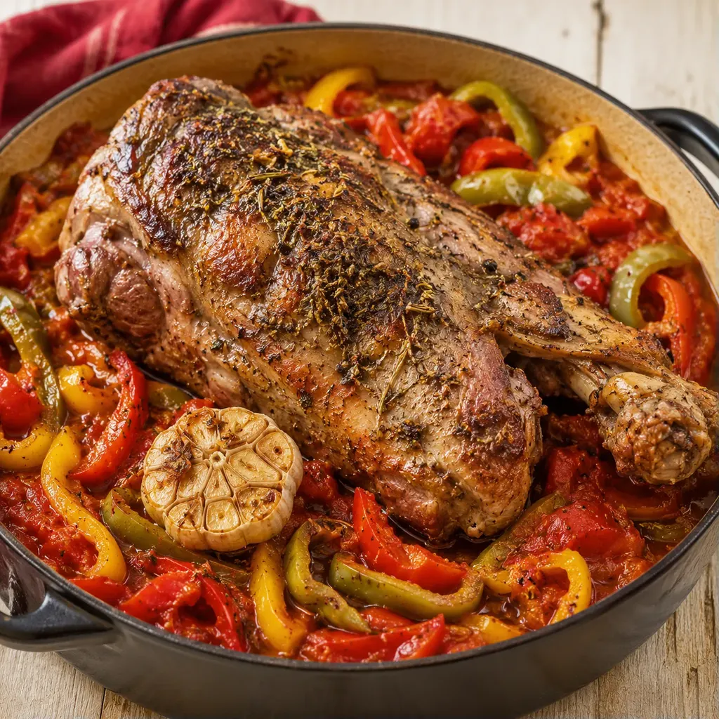 Agneau à la basquaise