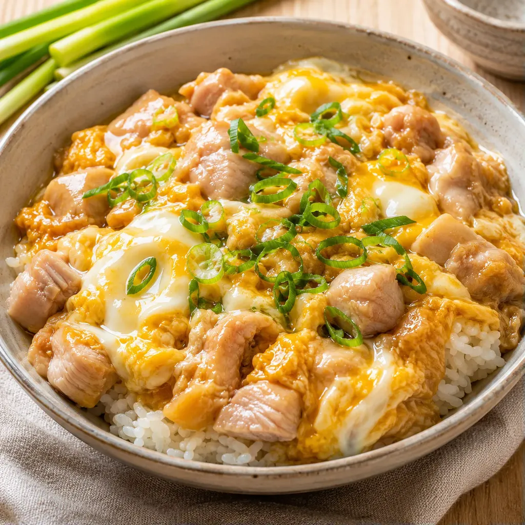 Oyakodon - Riz et Poulet