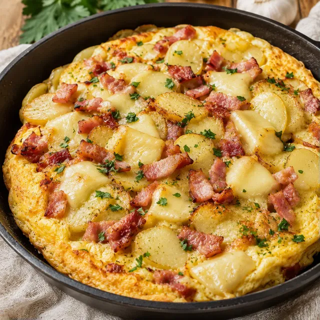 Lardons et reblochon
