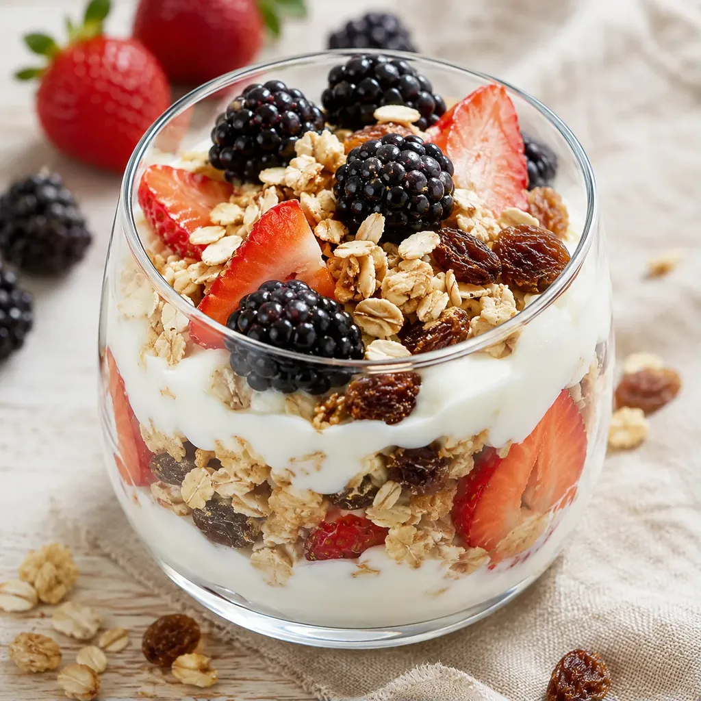 Muesli et fruits