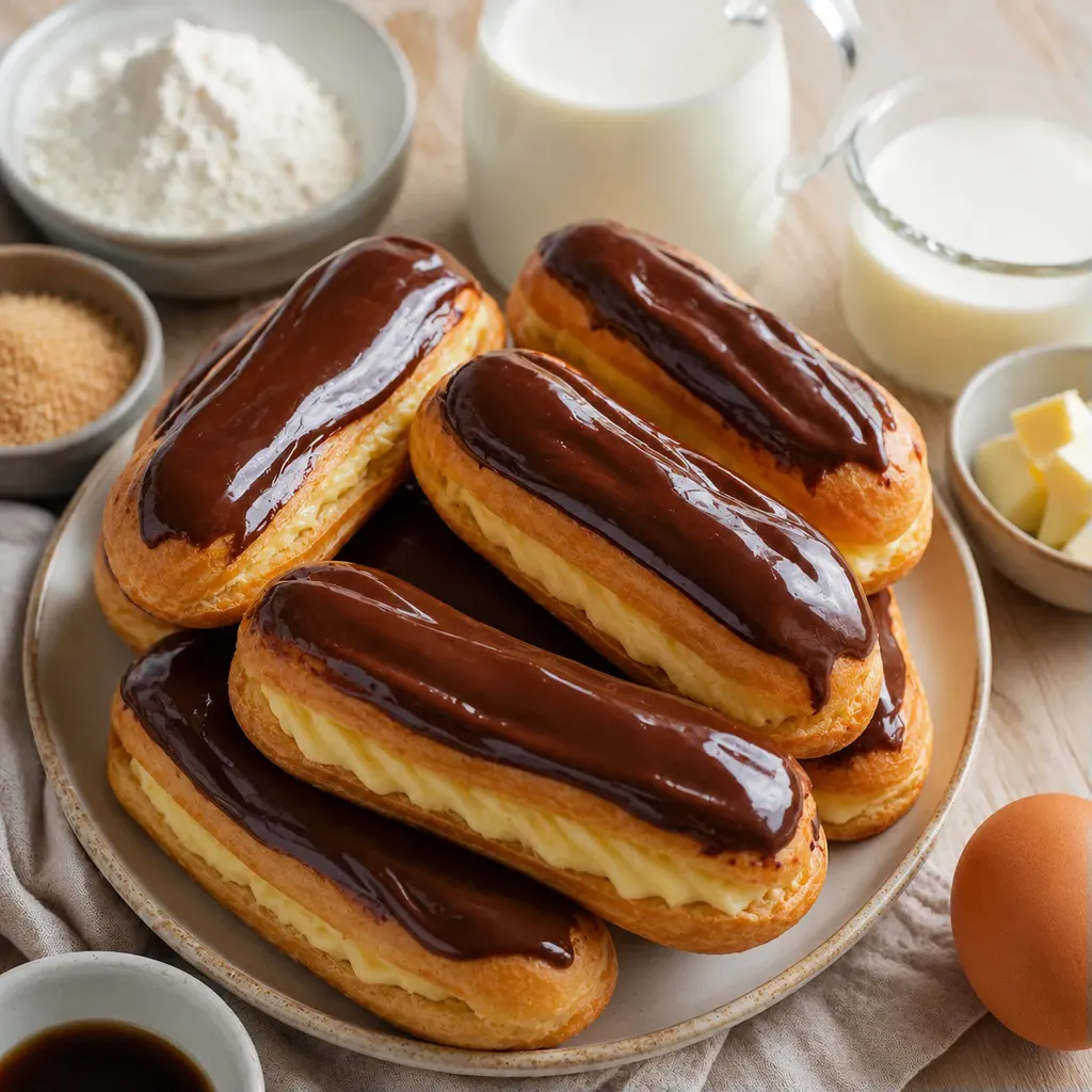 Éclairs chocolat délicieux