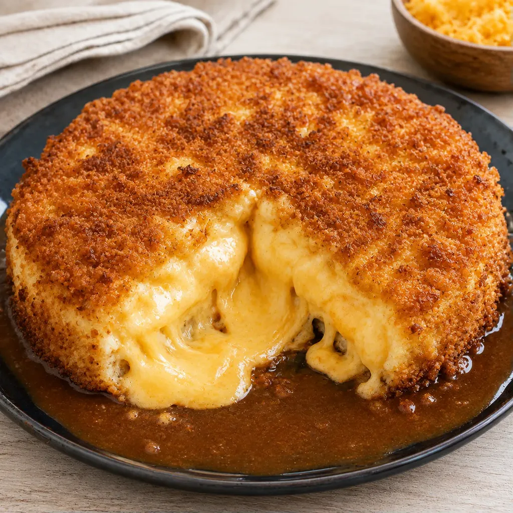 Croustillant fromage inversé