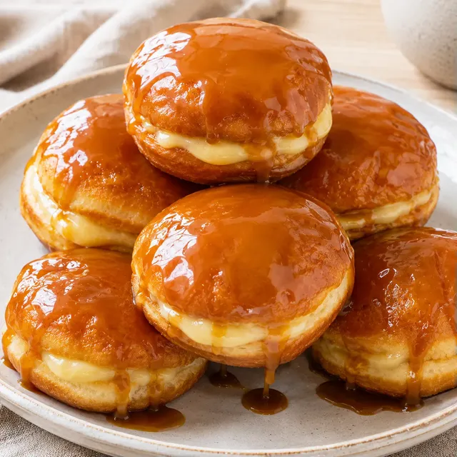 Beignets crème caramel