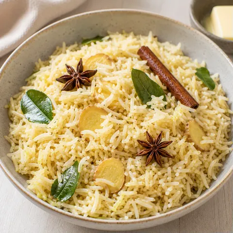 Riz et aubergine