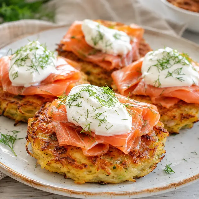 Galettes croustillantes saumon