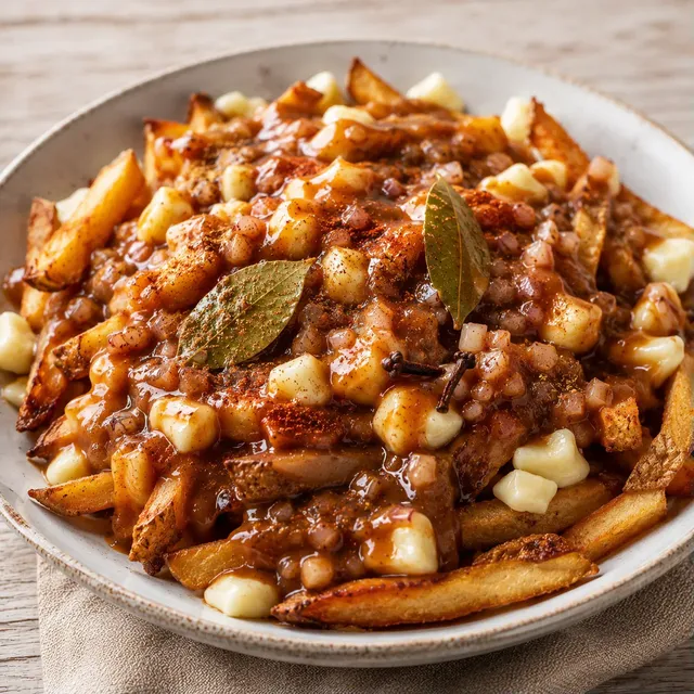 Feu de camp poutine