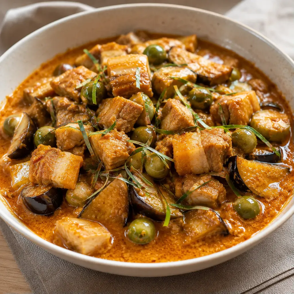 Ktiss porc et aubergines