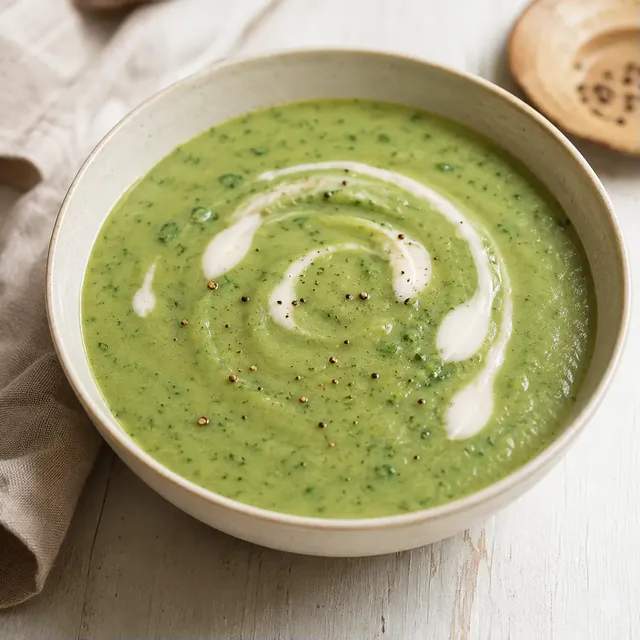 Feuilles de radis potage