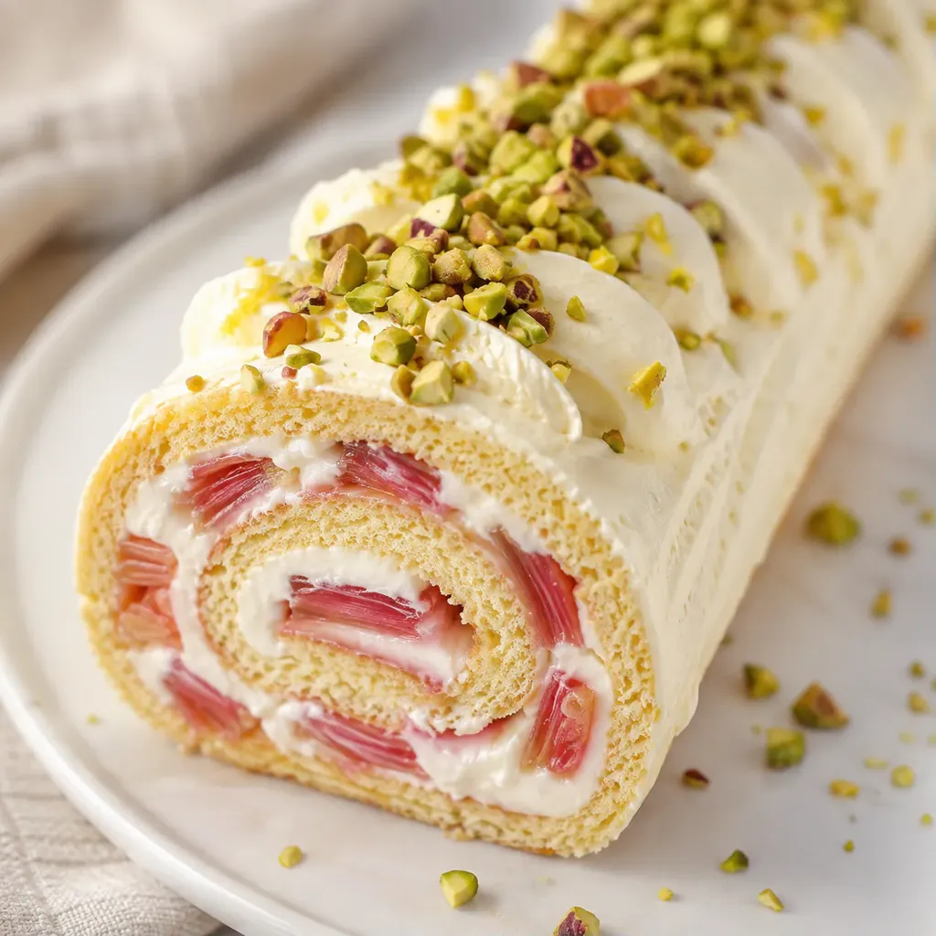 Roulade rhubarbe mascarpone
