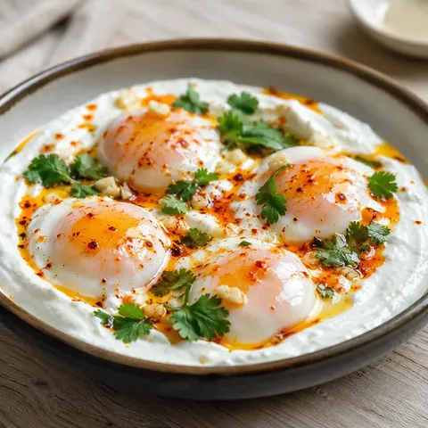 Oeufs turque au yaourt