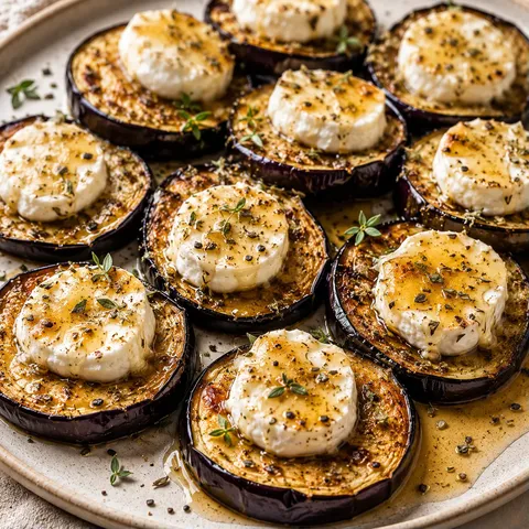 Aubergines au chèvre
