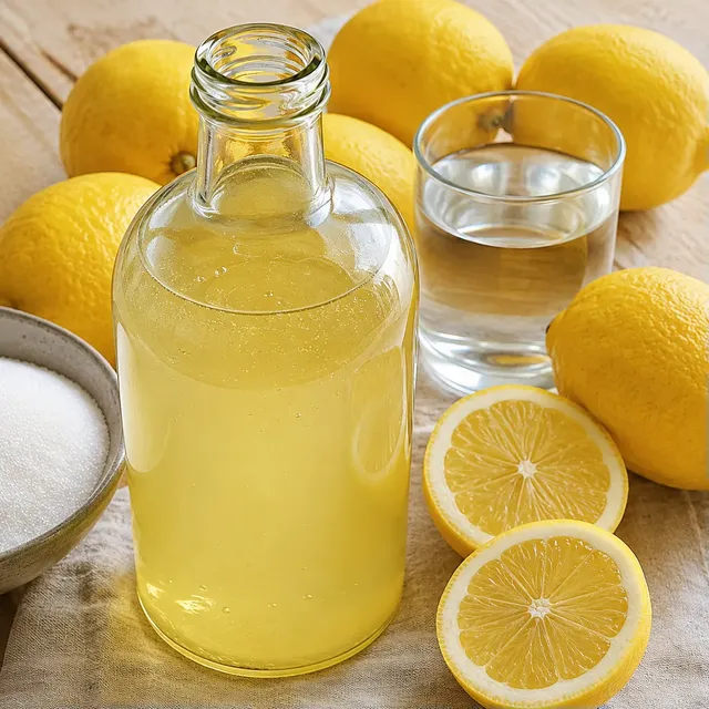 Sirop citron tout simple