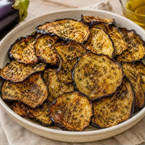 Aubergines croustillantes apéro