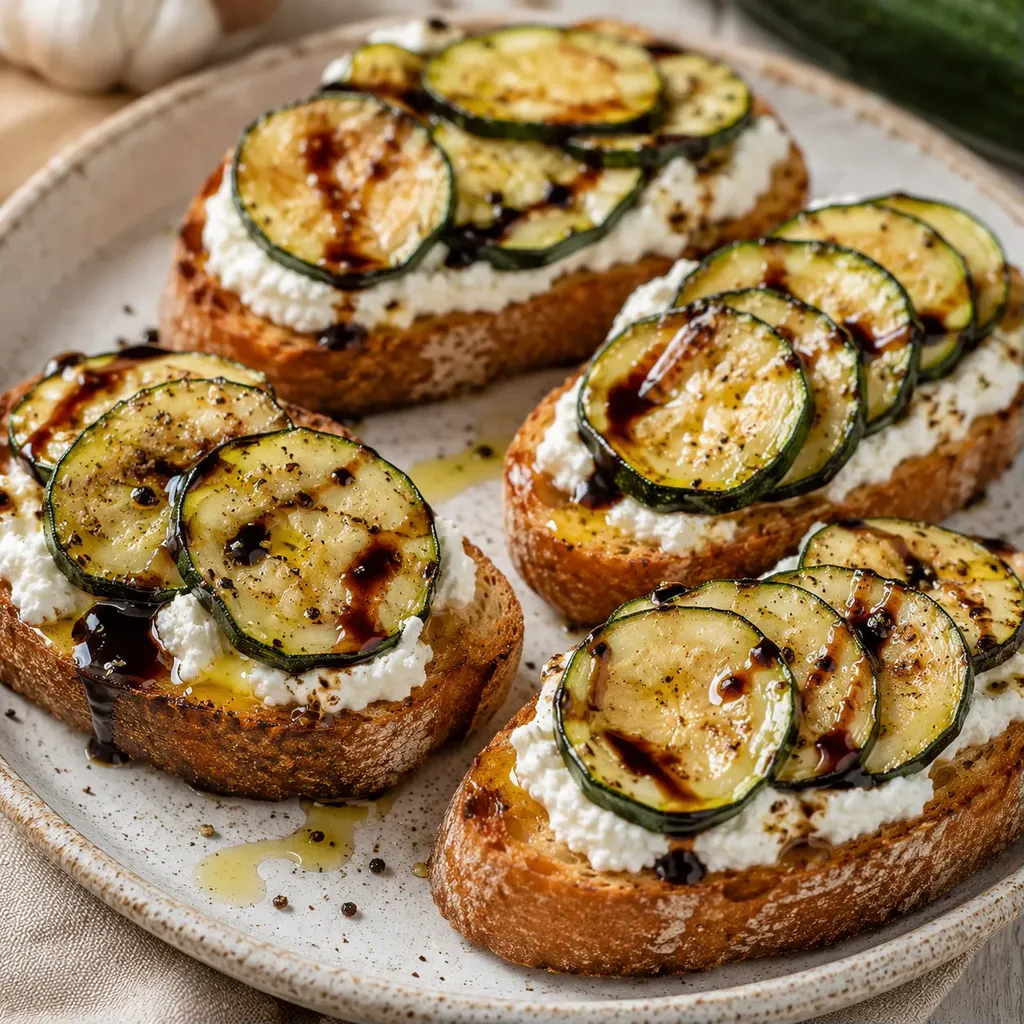 Courgettes et fromage