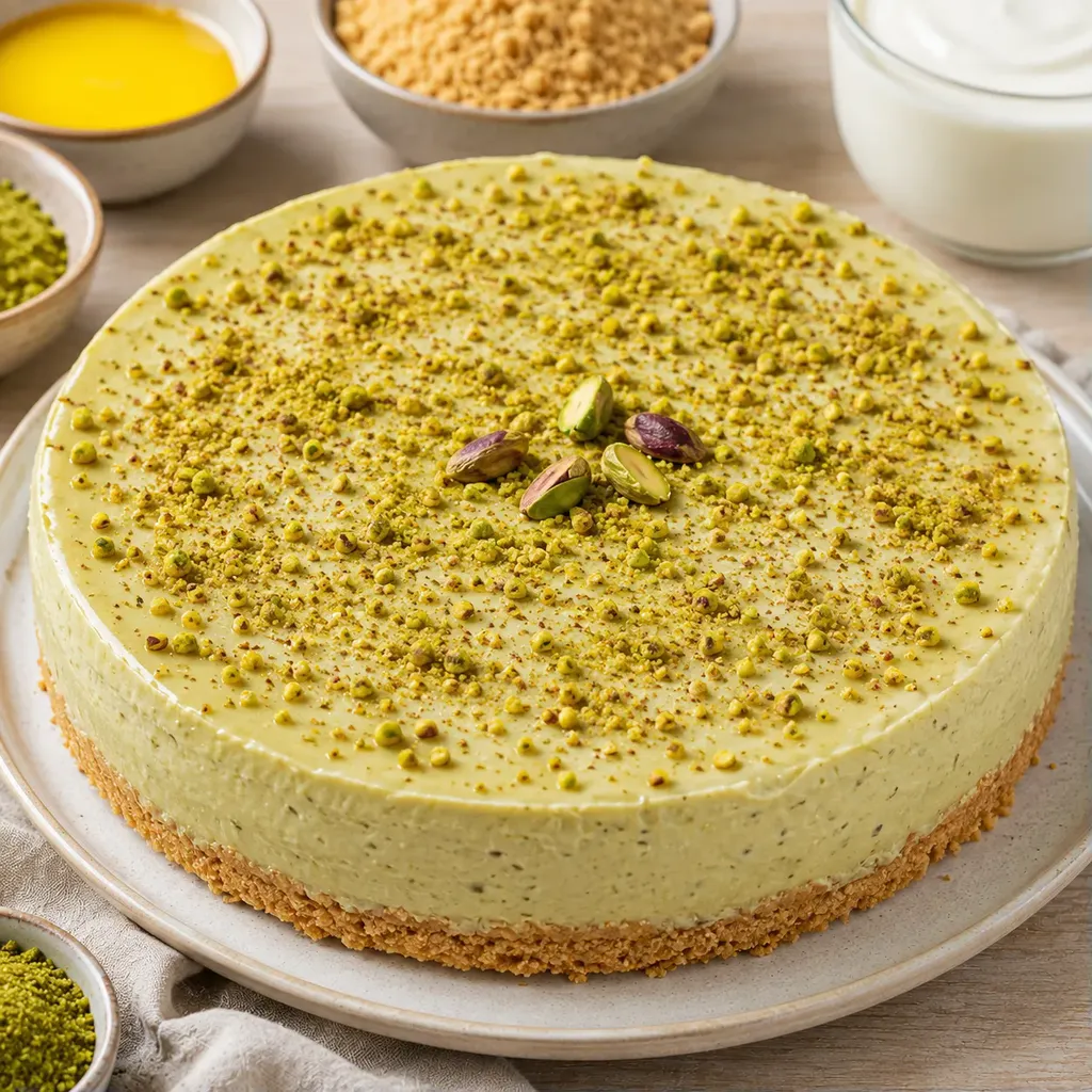 Flan pistache facile