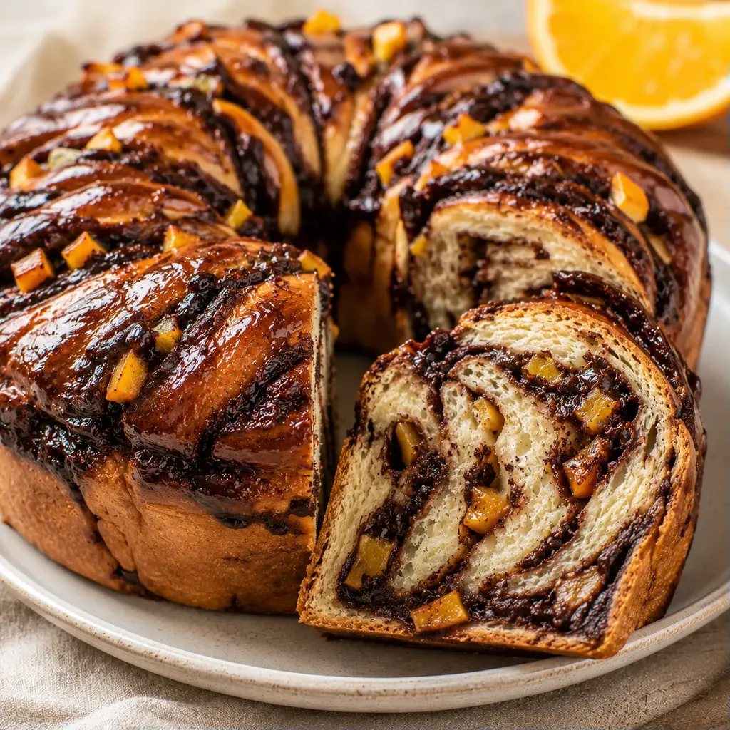 Chocolat orange confite
