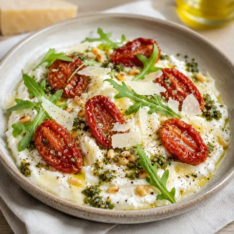 Parmesan et tomates confites