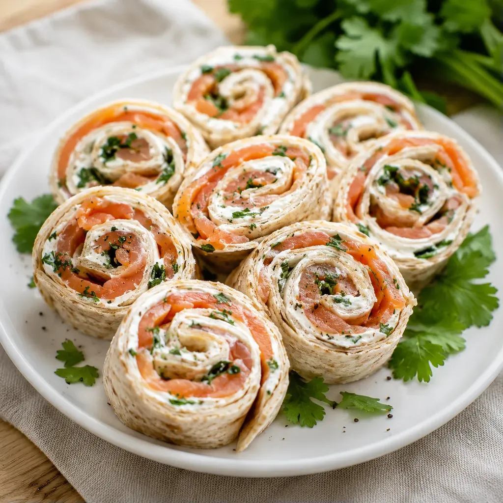 Roulés saumon fromage