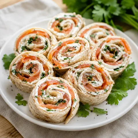 Roulés saumon fromage