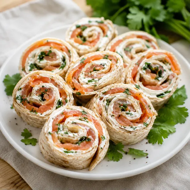 Roulés saumon fromage