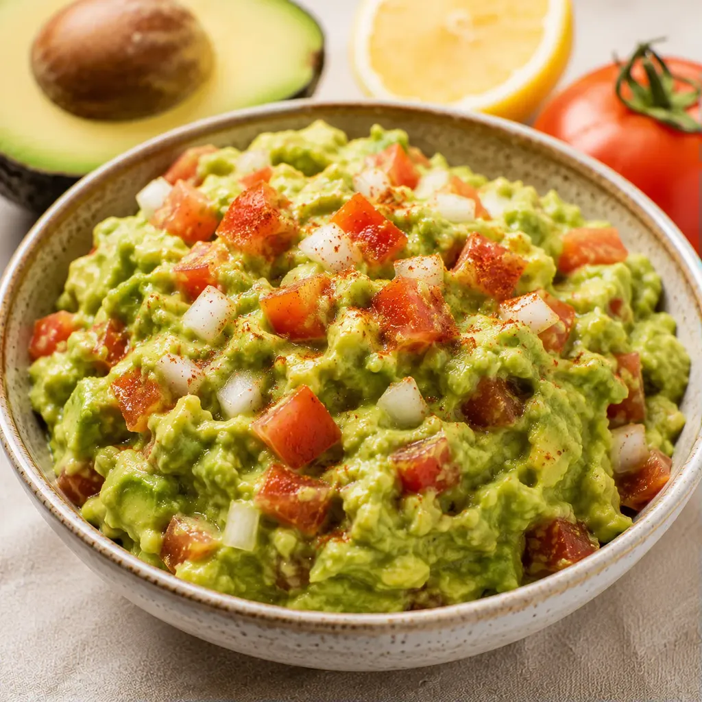 Avocat citron guacamole
