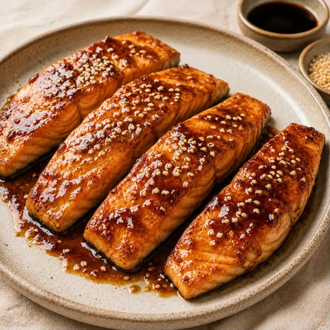 Saumon mariné poêlé