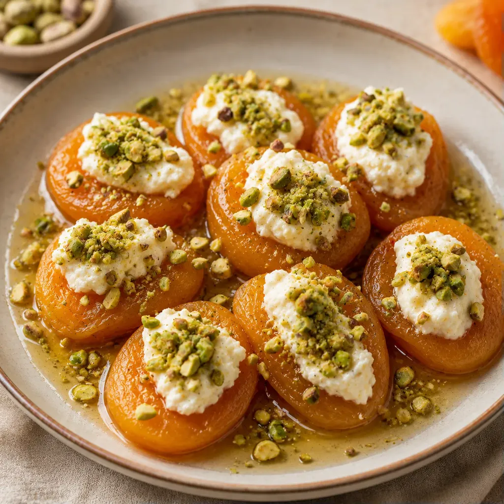 Abricots doux pistaches