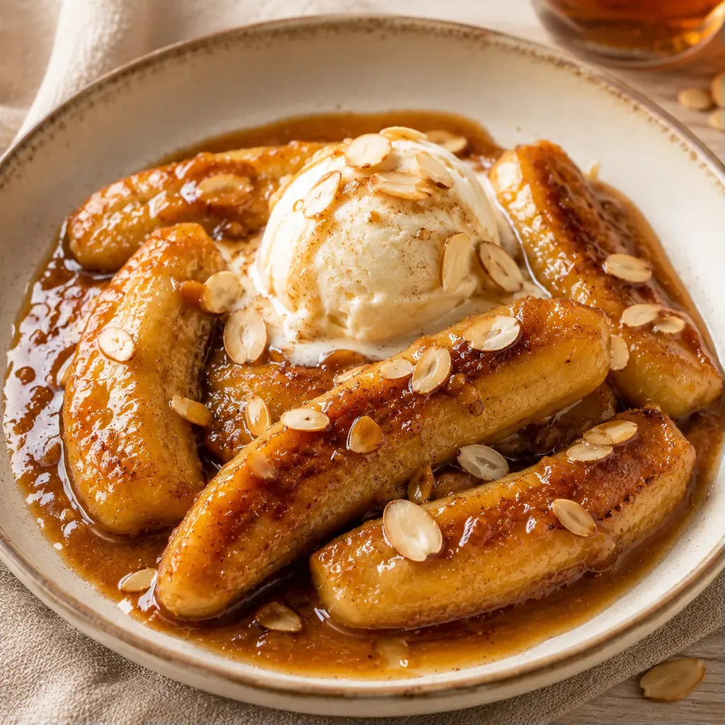 Caramel banane rhum