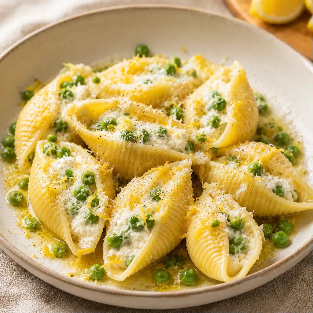 Pâtes ricotta citron