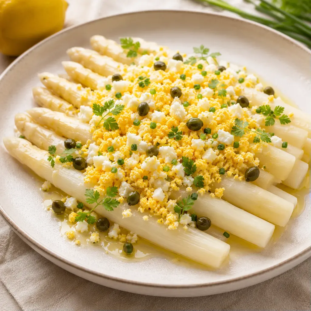 Asperges mimosa oeufs