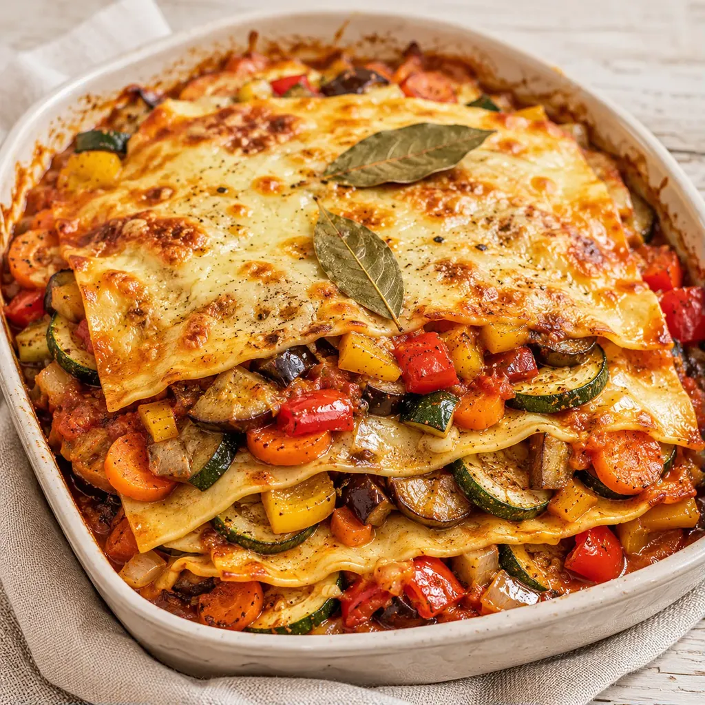 Légumes d'été lasagnes