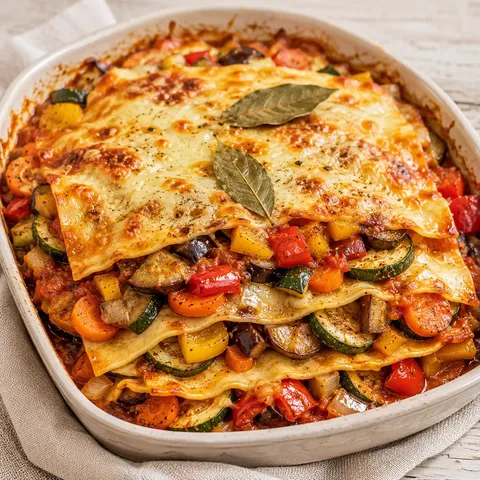 Légumes d'été lasagnes