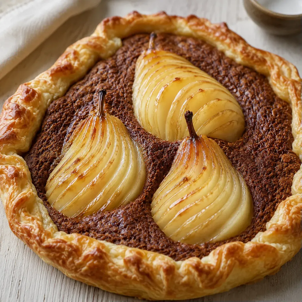 Poires chocolat amande