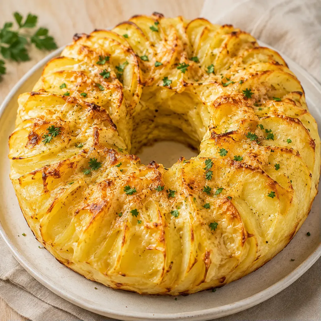 Couronne fromage pommes